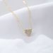 Women's Jewelry S925 Sterling Silver Heart Shaped Micro Inlaid Zircon Necklace All Match Light Luxury Sweet Full Diamond Love Clavicle Necklace_ipsvogv.com