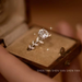 New Mosang Stone Diamond 1 Carat Pure Silver Laurel Male Wedding Proposal Gift Ring for Girlfriend_ipsvogv.com