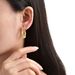 Unisex Metal Spiral Five Pointed Star Earrings Spring And Summer New Style Simple Personality Fashion Star Earrings_ipsvogv.com