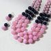 Fashion Exaggerated Necklace Jewelry Simple Beaded Multi Layer Necklace For Women_ipsvogv.com