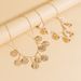 Jewelry Round Cake Water Drop Pendant Necklace Fashion Versatile Clavicle Chain NK27420_ipsvogv.com