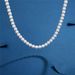 Hot Selling Men's Exquisite And Fashionable White Round Pearl Necklace, Unisex Jewelry Accessories_ipsvogv.com