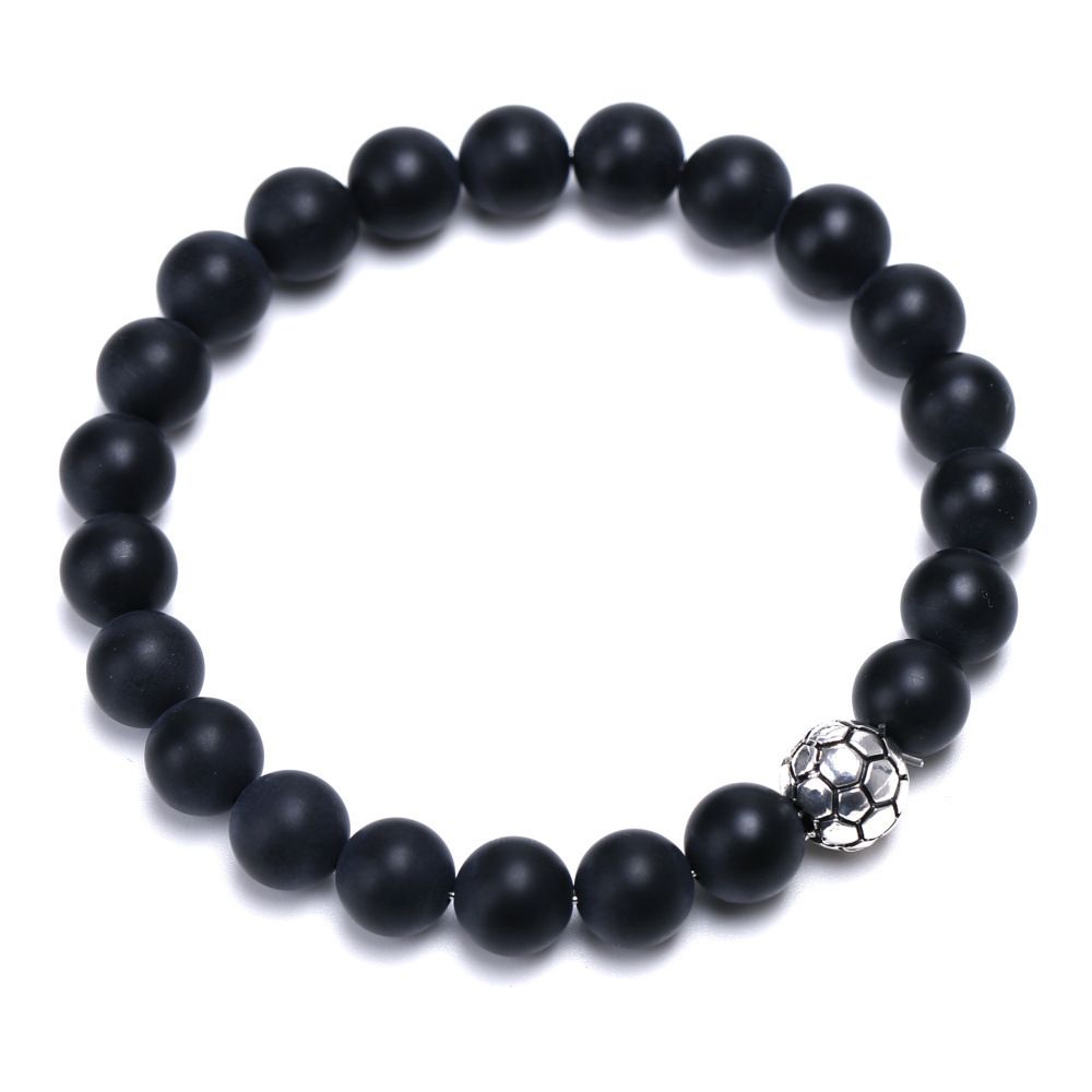 Yellow Tiger Eye & White Pine Wood Couple Bracelet - Natural Stone Matching Set_ipsvogv.com