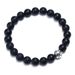 Yellow Tiger Eye & White Pine Wood Couple Bracelet - Natural Stone Matching Set_ipsvogv.com