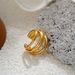 Women’s Jewelry Set Fashion Gold Simple C Shaped Ear Clip Without Ear Holes Ear Bone Clip Three Layer Earrings Fashionable Commuting Single Piece_ipsvogv.com