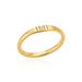 1 Piece Simple Style Number Stainless Steel Inlaid Gold Rings_ipsvogv.com