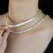 Hip Hop New 4X6 Rectangular Zircon Full Diamond Necklace For Men And Women Trendy Jewelry_ipsvogv.com