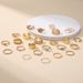 Bohemian 25 Rings With Butterfly Heart, Water Diamond, Pearl Hollow Pattern, Joint Ring_ipsvogv.com