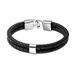 Bracelet, simple stainless steel woven multi-layer genuine leather bracelet, hot selling_ipsvogv.com