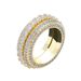 Men's Jewelry Five Row Zircon Rotatable Ring Full Of Zircon Hip Hop Trendy Personality Rotating Ring_ipsvogv.com