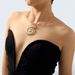 N11397 Fashionable and Exaggerated Conch Pendant Collar ZA Ocean Style 3D Pattern Geometric Necklace_ipsvogv.com