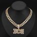 American Hip-hop Street Necklace Full Of Diamonds, Personalized Rap, Purple Word Ice Mother Pendant Jewelry, Cuban Chain_ipsvogv.com