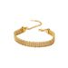 Trndy Mtal Coars Opn Titanium Stl Braclt Womn's Clavicl Waving Snak Bon Chain Jwlry Simpl And_ipsvogv.com