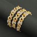 Hip Hop Full Diamond 8-shaped Pig Nose Buckle Creative Splicing Cuban Chain Necklace Men's Personalized Punk Neckchain_ipsvogv.com