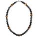 Hot Selling Tiger Eye Stone Hematite Obsidian Triple Protection Necklace For Men_ipsvogv.com