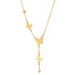 French Style Light Luxury Butterfly Tassel Titanium Steel Necklace For Women, Gentle And Versatile, High-end Gold Lock_ipsvogv.com