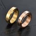 Women's Jewelry Titanium Steel Simple Ladies Rotatable Four Leaf Clover Ring Ins Small Fragrance Style Gold Jewelry_ipsvogv.com