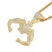 Pendants & Charms Ins Necklace Hip Hop Pendant Hercules Muscle Man Pendant Micro Studded Zircon Personality Creative Jewelry_ipsvogv.com