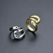 Unisex Ins Style Internet Celebrity Ring Female Niche Electroplating Color Preserving Index Finger Ring Irregular Opening Adjustable_ipsvogv.com