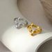 Stainless Women's Non Fading Real Gold Irregular High-end Rings With Open Titanium Steel Ring_ipsvogv.com