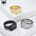 INS cold style simple geometric smooth tungsten steel ring ring men's quality tungsten gold jewelry Tungsten ring_ipsvogv.com