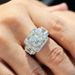 Cao Shi's New Luxury T-shaped Zircon Ri, Copper Plated White Gold, Fully Set With Small Diamonds, Domineeri Men's_ipsvogv.com