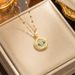The Popular Blue With Devil's Eyes Türkiye Eye Pendant Necklace Fashion Niche_ipsvogv.com
