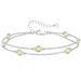 Women's Jewelry Birthday Stone Bracelet Adjustable Chain Bracelet Fashionable Women's Gift Jewelry_ipsvogv.com