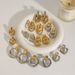 Women's Jewelry Color Matching Stainless Steel Circle Earrings High End Niche Earrings Titanium Steel Earrings_ipsvogv.com