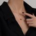 Minimalist Five Blessings Gold Bead Titanium Steel Necklace For Women's 2023 Summer New Product, Niche Design, Cool_ipsvogv.com