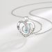 Star Shaped Moon Fashion Mother's Day Necklace Female Simple Star Moon Exquisite Clavicle Chain Necklace_ipsvogv.com