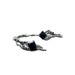 Korean Style Twill Inlaid Black Diamond Minimalist High-end Niche Design Irregular Hollow Men's Hip-hop Bracelet_ipsvogv.com
