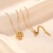 Japanese Korean Light Luxury Titanium Steel With Female Letter M Pendant, Cool And Stylish, Su Sen Style Fashionable_ipsvogv.com
