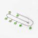 Beach Style Fluorescent Green Five Pointed Star Tassel Exquisite Super Immortal Night Light Gorgeous Anklet For Women_ipsvogv.com