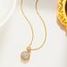 Emerald Titanium Steel Necklace, Female Niche Personality, Versatile Internet Red Collarbone Chain, Fashionable And_ipsvogv.com