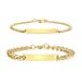 Unisex Jewelry Fashion Charm Bracelets Smooth Curved Name DIY Engraved Couple Personality Inspirational_ipsvogv.com