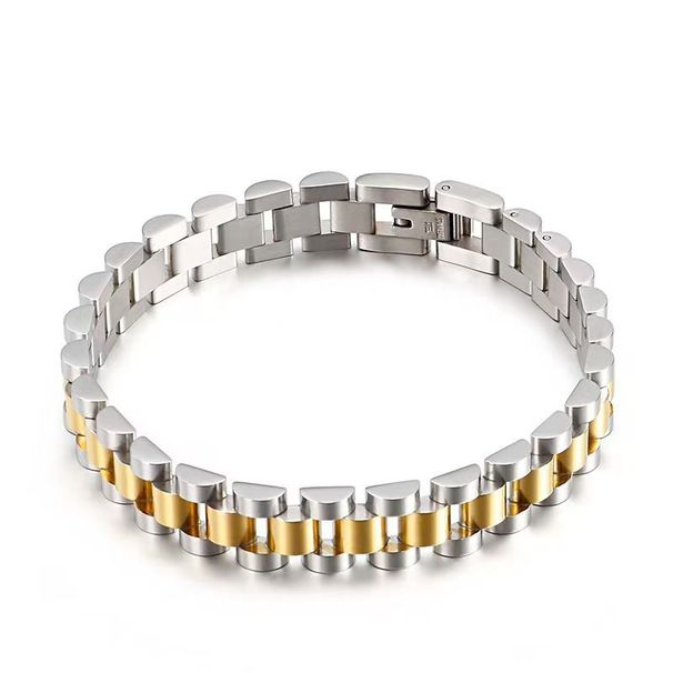 Simple Titanium Steel Watch Chain Bracelet Personality Business Men's Ring Accessories_ipsvogv.com