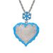 Unisex Hip Hop Men's Frozen Heart Necklace Luminous Personality Micro Inlaid Zircon Couple Style Men And Women Trendy Love Pendant_ipsvogv.com