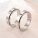 Titanium Steel For Stress Relief, Anti Anxiety, Fashionable Rotating Couple Diamond Ring_ipsvogv.com