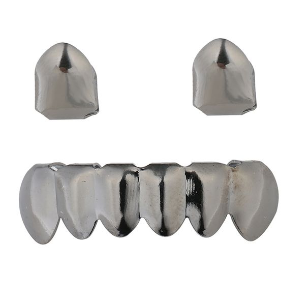Hip Hop Braces Halloween Costume Dentures + Lower Teeth Combination Braces Personality Trendy Accessories_ipsvogv.com