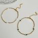 Women’s Jewelry Set Fashion Fashion Simple Retro Style Electroplated Pearl Malachite Summer Anklet_ipsvogv.com
