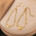 Ins Trendy Female Internet Celebrity Same Hip Hop Love Stainless Steel Double Layered Heart Pendant Bracelet For Women_ipsvogv.com