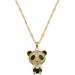 Cute Rhinestone Panda Pendant Necklace For Women Crystal Sweater Necklaces Jewelry Accessories Christmas Gift_ipsvogv.com