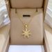 】 Snowflake 【 Thread Empty Light Luxury Charm Gorgeous Full Diamond Necklace Women's Versatile Clavicle Titanium Steel 【 】_ipsvogv.com