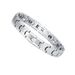 Titanium steel bracelet stainless steel energy stone bracelet anti static electromagnetic therapy bracelet men and women fashion jewelry_ipsvogv.com
