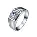 Jewelry Men's Wedding Diamond Inlaid Domineering Four Claw Couple Ring, Korean Version_ipsvogv.com
