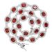 Women's Jewelry Necklace Inlaid With Red Yellow And White Colored Zircon Ladies Hip Hop Tennis Chain Necklace_ipsvogv.com