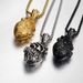 Openable Heart Pendant Personality Punk Necklace Men's Trendy Retro Titanium Steel Jewelry_ipsvogv.com