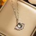 New Korean Ginkgo Leaf Crystal Zircon Set with Diamonds, Elegant and Elegant Design, Droplet shaped Earrings, Necklace,_ipsvogv.com