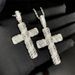 Ins Cross Zircon Pendant Fashion Diamond Studded Full Diamond Men's Pendant Necklace_ipsvogv.com